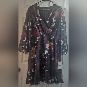 NWT Ivanka Trump Floral Midi Dress